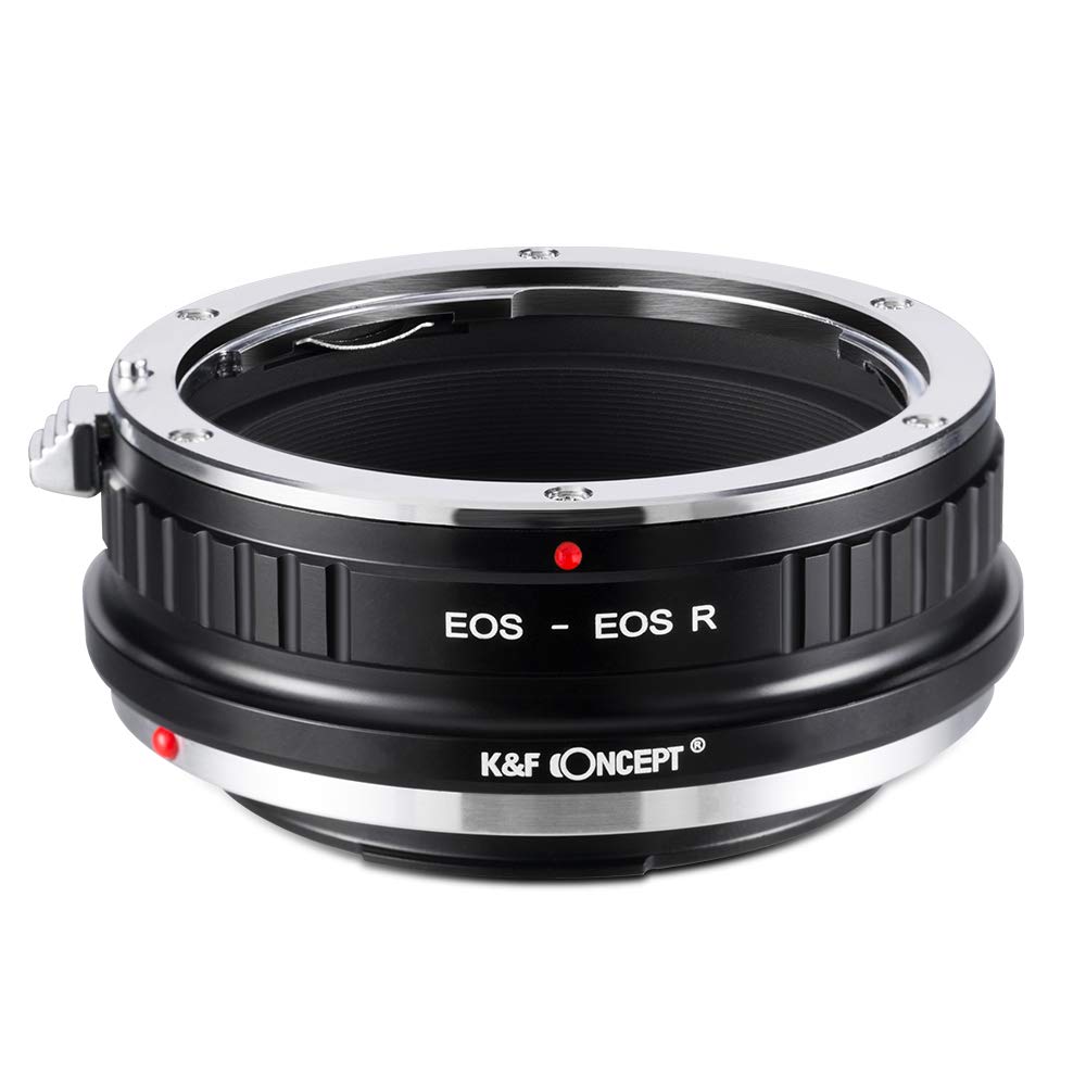 K&F CONCEPT EF EF-S to EOS R Lens Mount Adapter, Manual Adapter for Canon EOS EF EF-S Mount Lens and for Canon EOS R Mount Camera