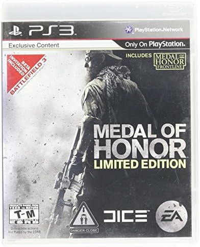 Amazon.com: Medal of Honor Limited Edition - Playstation 3 : Video