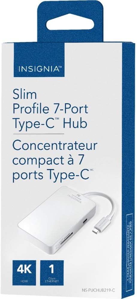 insignia Slim Profile 7-Port Type-c hub