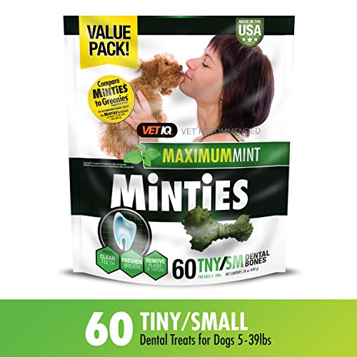 Vetiq Minties Dog Dental Bone Treats, Dental Treats for Dogs, Tiny / Small - Thumbnail 7