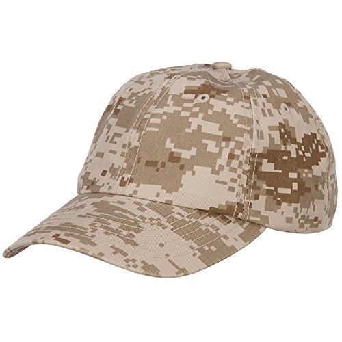 e4Hats.com Enzyme Washed Camo Cap-Desert Digital OSFM