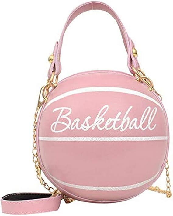 Amazon バスケットボール型財布クロスボディバッグ 女性用クロスボディバッグハンドルトートメッセンジャーショルダーバッグ ボール型puレザーラウンドハンドバッグ女性用女の子レディースファンキーな旅行ショッピング ピンクバスケットボール ハンドバッグ Amazon バスケットボール型財布クロスボディバッグ 女性用クロスボディバッグハンドルトートメッセンジャーショルダーバッグ ボール型puレザーラウンドハンドバッグ女性用女の子レディースファンキーな旅行ショッピング ピンクバスケットボール ハンドバッグ
