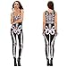 Dawdyfu Sexy Women Digital Print Galaxy Legging Running Yoga Pants