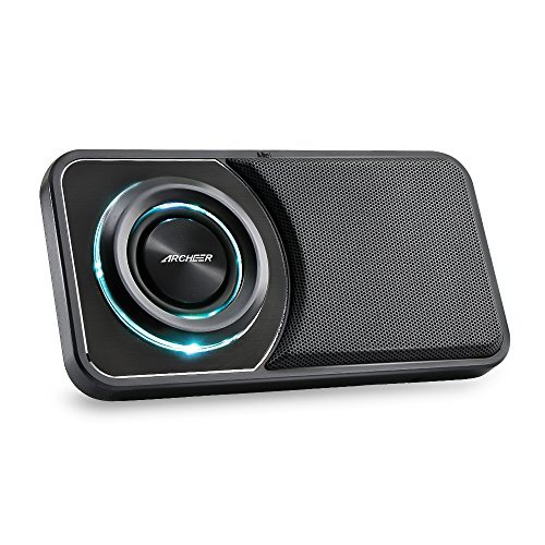 Ultra slim bluetooth speakers with radio, archeer porta…