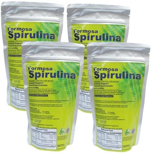 Biophyto Premium Spirulina Powder. 4 bags (1 kg bundle)