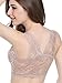 Intimate Portal Women All Over Lace Full Coverage Wire Free Leisure Bra Beige 34D 36B 36C 38A