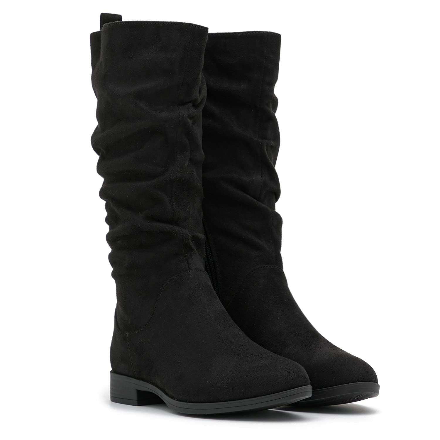 Photo 1 of *SIMILAR IMAGE UNKOWN BRAND***Vipost 2.5-inch Wide Calf Wide Width Thigh High Boots, Suede over the Knee Boots for Women, Plus Size Chunky ??Block Heel Round Toe Fall Boots with Side Zipper, Fall Winter Fashion 2025