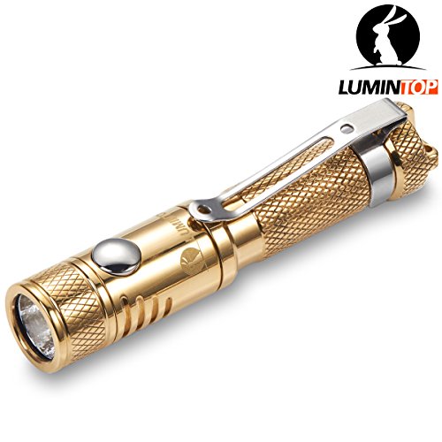 LUMINTOP EDC Keychain LED Flashlight (ANT) AAA Battery Powered with Cree XP-G2 R5 LED at 4 Modes (4 Lumens/30 Lumens/120 Lumens/Strobe) Mini Flashlight,Pocket Flashlight for Gift and Daily Use