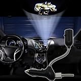 SHE'O® 3D green giant Hulk USB Car Cigarette lighter roof projector ghost shadow logo LED light lamp projection light projector atmosphere reading light 12~24v