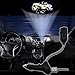 SHE'O® 3D green giant Hulk USB Car Cigarette lighter roof projector ghost shadow logo LED light lamp projection light projector atmosphere reading light 12~24v