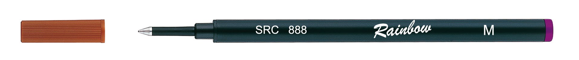 888M Pack of 10 Black Ceramic Rollerball Refills