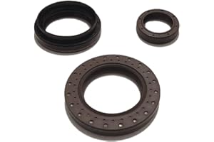 VIKKSAER 3 Pcs Transmission Oil Seal Set, Input Shaft and Output Shaft Seal 6DCT250 DPS6 Front Oil Seals Kit Replacement for Ford Focus Fiesta B-Max C-Max X-Trail B-Sedan