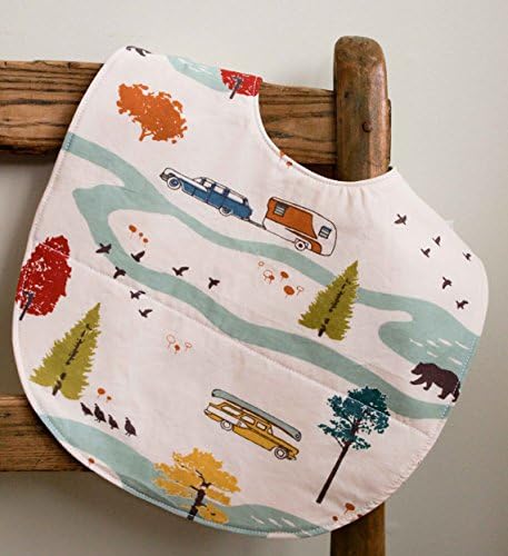 Toddler Highchair Bib, Feather River Camping Trip