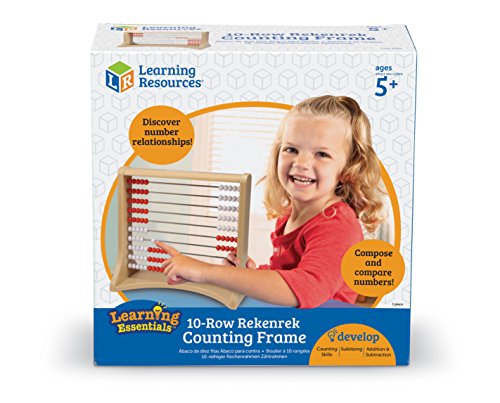 Learning Resources 10-Row Rekenrek Counting Frame Math Learning Aid