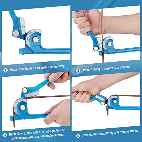 ValueMax Tube Bender, 3-in-1 Pipe Bender for 1/4\