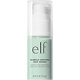 e.l.f. Blemish Control Face Primer, Soothing & Hydrating Makeup Primer For Fighting Blemishes, Grips Makeup To Last, Vegan & 
