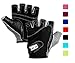 RIMSports Workout Gloves for Men and Women - Breathable Weight Lifting Gloves for Gym, Exercise, Weightlifting, Cycling, Rowing, Training Leather Palm Padded Thumb Protected Against Calluses Blister