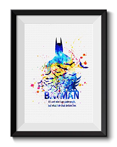 Uhomate-Batman-Superhero-Room-Decor-Home-Canvas-Prints-Wall-Art-Inspirational-Quotes-Wall-Decor-Living-Room-Bedroom-Bathroom-Artwork-C051-13X19
