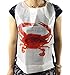 Black Cat Avenue Adult Tie Back Disposable Crab Plastic Bibs, 50 Count