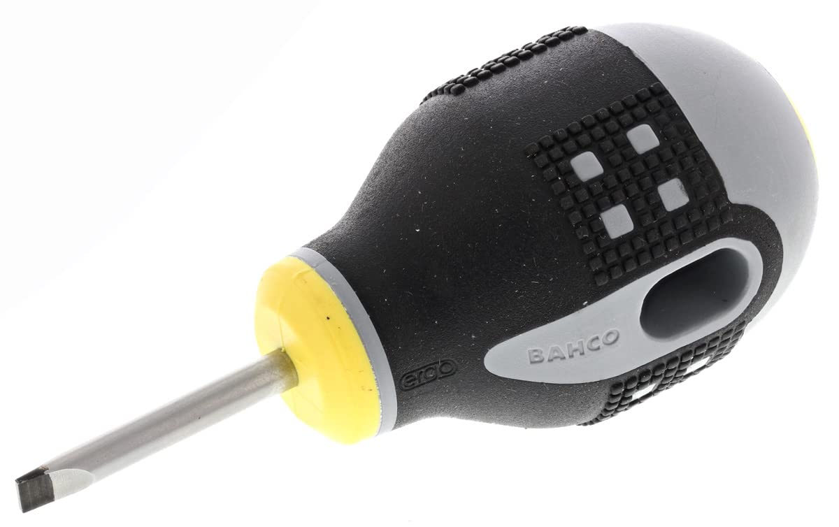 Bahco BE-8340 Ergo Slotted/Stubby Type Screwdriver, Multi-Colour, 83 mm — image 1
