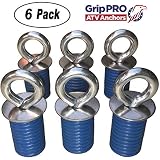 GripPRO ATV Anchors to Fit Polaris Lock & Ride ATV Tie Down Anchors fits RZR, Sportsman and Ace - Set of 6 Anchors - THESE DO NOT FIT RANGER