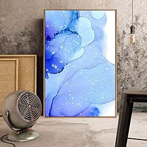 Floating Framed Canvas Wall Art for Living Room, Bedroom Ink Canvas Prints for Home Decoration Ready to Hang - 16x24 inches
