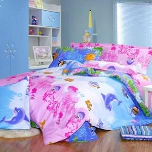Amazon.com: LELVA Fish Theme Bedding Sea Bedding Under the