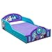 Disney Frozen Sleep and Play Toddler Bed with Attached Guardrails by Delta Children