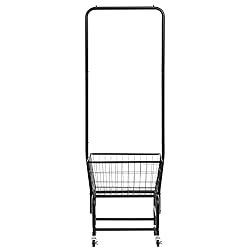 ALIMORDEN Laundry Cart with Clothes Rack, Rolling
