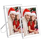 hansanti 2 Packs 5x7 Inch Acrylic Picture Frames