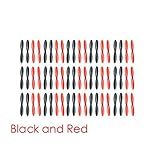 60pcs Hubsan X4 H107 Rotor Propellers Blades Red Black Quadcopter Accessories