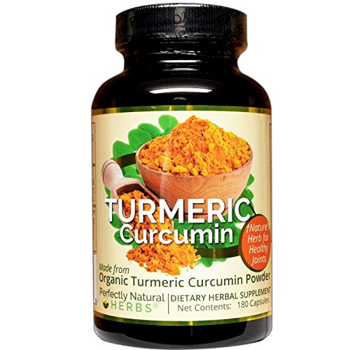 Turmeric Organic Powder Supports Healthy Joints. This is made with only Certified Organic Turmeric Powder, 180 Veg Capsules per bottle.