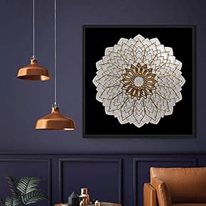 Floating Framed Canvas Wall Art for Living Room, Bedroom Runner Canvas Prints for Home Decoration Ready to Hang - 16x16 inches
