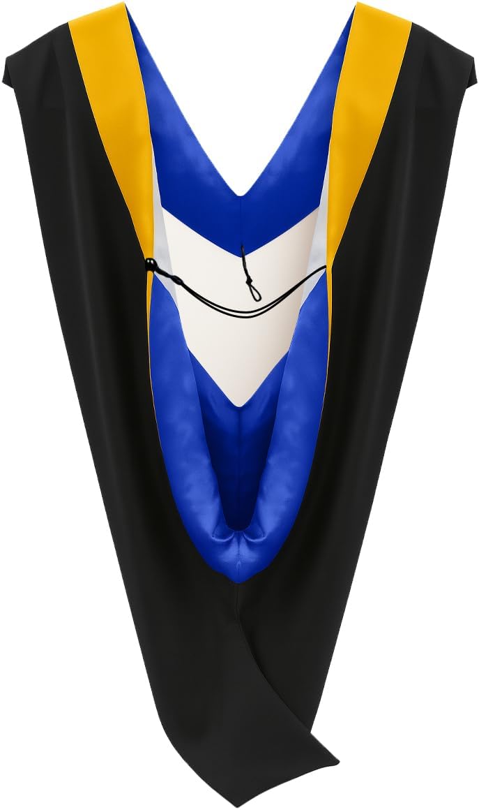 CLERKMANS Unisex Graduation Hood for Bachelors & Masters Degree -University Academic Hood