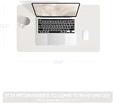 YSAGi Non-Slip Desk Pad 60 x 35 cm Gray Waterproof PVC Leather Desk Protector view 8