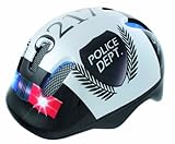 Ventura Children's Cycling Helmet, 48-52 cm, Police (White/Black)