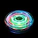 Mercu Crystal LED Hand Spinner Tri Fidget Tri-Spinner Glow in the Dark 3 Modes Light Up EDC Focus/Anxiety Toy for Kids/Adults