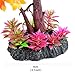Saim Plastic Plants Artificial Orange Yellow Tree for Fish Tank Decorations Aquarium Decor Bonsai Ornament 8.6