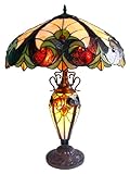 Chloe Lighting CH18780I-DT3 Light Victorian Double Lit Table Lamp
