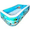 Inflatable Pool, 120″ X 72″ X 22″ Family Full-Sized Inflatable Lounge Pool for Kids, Toddlers, Infant & Adult for Ages 3+, Swimming Pools Above Ground, Outdoor, Garden, Backyard, Summer Water Party