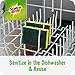 Scotch-Brite MMMHD3 Heavy Duty Scrub Sponge, Yellow & Green, 3 Per Pack