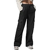 JEKAOYI Cargo Pants for Women Baggy Lightweight High Waisted Hiking Pants for Travel Casual