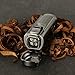 CIGARISM Black 4 Torch Red Jet Flame Cigar Lighter W/Cigar Punch Adjuster