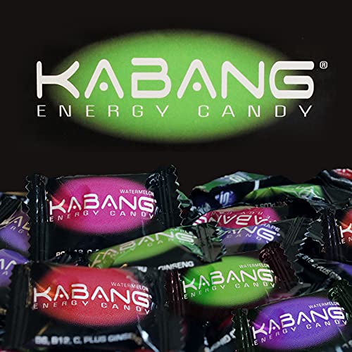 Kabang Energy Candy for Everyone, Caffeine and GlutenFree, 4 Flavours