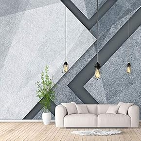 Wall Murals for Bedroom Abstract Geometric Theme Removable Wallpaper Peel and Stick Wall Stickers - 66x96 inches