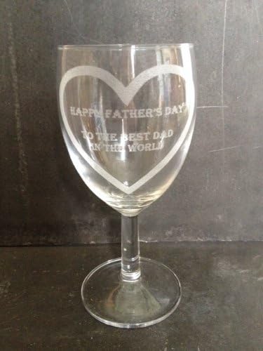 fathers day wine glass