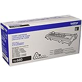 Brother Genuine High Yield Toner Cartridge, TN660, Replacement Black Toner, Page Yield Up To 2,600 Pages, Amazon Dash Replenishment Cartridge