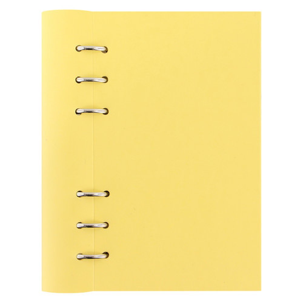 Filofax Clipbook Classic Pastels Personal notebook - lemon