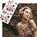 Lady Up Flower Temporary Tattoos Stickers for Women Teens Girls Kid 10 Sheets Muti-Colored Waterproof Roses Butterflies Body Art (90×190mm)