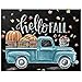 TWBB 5D DIY Diamond Painting Kit for Adult Full Drill Diamond Painting Sets,Blackboard Newspaper Style,10x12 inch (Blue Car Pattern)